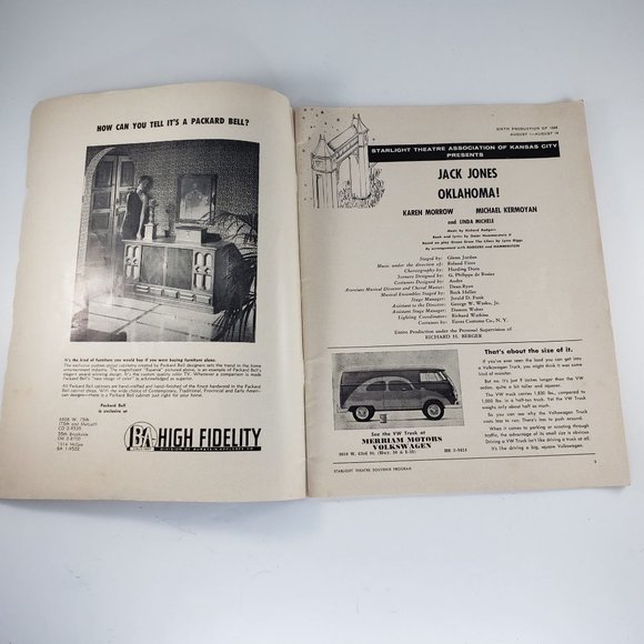 Vintage Jack Jones Oklahoma Starlight Theatre Souvenir Program Kansas City 1966 - Picture 6 of 12